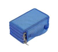 HZBB Premium Oxford Fabric Stationeries Storage Case with 72 Pockets and 4 Layer Ideal for Students Professional and Artists Offices Desk Organizers