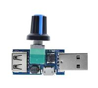 HZBB USB Fan Speed Regulation Controller 4V-12V for Computer Fan Multi-Gear Manual Speed Regulation Motor Controller