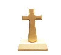HZBB Wood Standing for Cross Table Decor Home Work Confirmation Easter Gift 5 ' ' Wood Standing Cross