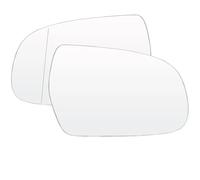 HZBHD Car Rear View Mirror Lenses Glass For A4 For A5 2010-2017 Door Wing Heated Wide Angle Convex Rearview With Plate Wing Mirror Glass(1pair)