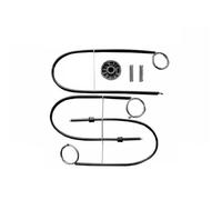 HZBHD Car Window Regulator for Smart for Roadster 2003 2004 2005 Window Glass Lifter Bracket Regulator Repair Kit Front Left Side Window Levers