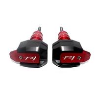 HZBHD Falling Protection Motorcycle Engine Cover Frame Sliders Crash Pad Protector For Y&amaha FZ1 FZ6 FZ8 For FAZER FZ1N FZ6N FZ8N Falling Protection Frame Sliders Protector(RED,X-2)