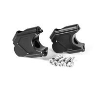 HZBHD Handlebar Risers Motorcycle Handlebar Riser For BMW R1200GS 2004-2008 R 1200 GS Adventure 2005-2008 Bar Mount Handle Clamp Lift Adapte(BLACK 2)