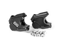HZBHD Handlebar Risers Motorcycle Handlebar Riser For BMW R1200GS 2004-2008 R 1200 GS Adventure 2005-2008 Bar Mount Handle Clamp Lift Adapte(BLACK 1)