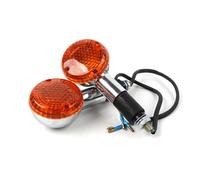 HZBHD Indicators 2pcs Motorcycle Front Turn Signal Lights Rear Brake Indicators Blinker Lamp For Suzuki QS150 QS 150 QS125 QS 125 Turn Signal Light