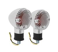 HZBHD Indicators 2Pcs Motorcycle Turn Signal Light Retro Indicators For Y&amaha Bolt XV950 XV 950 R/C Spec 2014-2018 Front Rear Blinker Lamp Turn Signal Light(Color 2)