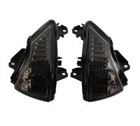 HZBHD Indicators Motorcycle Front Turn Signal Indicator Light For K&awasaki For ER6N For ER6F For ER6R 2009 2010 2011 Turning Indicators Blinker Lamp Turn Signal Light(Smoke)