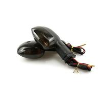 HZBHD Indicators Motorcycle Turn Signal Lights Indicators Blinker Lamp For Y&amaha WR250X WR250R YBR125 YBR250 FZ16 FZ150i FZ 250 For Fazer FZS150 Turn Signal Light(Smoke)