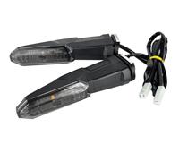 HZBHD Indicators Motorcycle Turn Signals Indicator Light For K&awasaki For NINJA 1000 For ZX-6R 125 250/300 400 650 Front Rear Turning Indicators Lamp Turn Signal Light(Smoke,2 PCS)