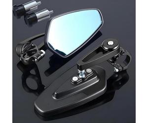 HZBHD Motorcycle Rearview Mirror Handle Bar End Side Reversing Mirrors Backview Parts For BMW R1200RT R 1200 RT R1200 RT 2004-2023(BLACK,X-2)