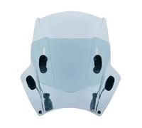 HZBHD Motorcycle Windscreen For GROM125 MSX125 Windshield Wind Deflector Adjustable Angle Clip On Spoiler Fairing Screen Extension Fairing(Titanium,2)