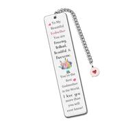 HZBLAZ Bookmark Mothers Day Gifts for Women Aunty Birthday Keepsake Appreciate Bookmarker Thank You Personalised Godmum You are Amazing Brilliant Beautiful Awesome
