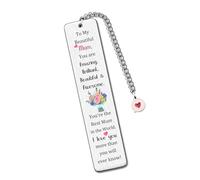 HZBLAZ Mum Bookmarks Mothers Day Gifts Mummy Birthday Keepsake Appreciate Mommy Bookmarker Thank You Personalised Mom Christmas Present You are Amazing Brilliant Beautiful Awesome,2.6*13 cm,(HZ005B)