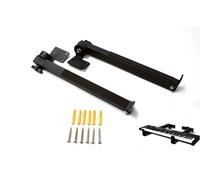 HzCHSyanna Heavy-Duty Steel Slatwall piano wall mount ,Can be rotated by 180°,Telescoping Arms (12"-18") for Keyboard Holder,Piano Stand,Piano Keyboard Stand, Music Production Equipment(1 Pair)