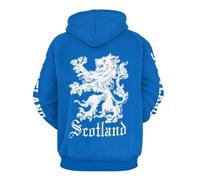 HZCRAES Scotland Coat Of Arms Printing Hoodie Unisex Oversized Men Women Rugby Hip Hop Streetwear Hoody,Scotland Print Polyester Pullover Hoodies With Pocket For Workout Colorful A Xl