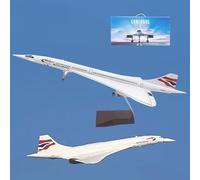 HZCVSG 1/125 Jet Air France Concorde Airplane Diecast Collectibles Resin Aircraft Model for Collection Or Gift,Ordinary British Airways