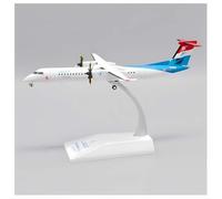 HZCVSG 1:200 Aircraft Model Luxair Bombardier Rush 8-Q400 Air Retro Military Fighter Abs Adult Collectibles