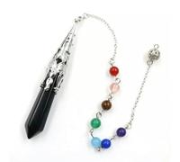HZCVSG 10pc Natural Stone Jewelry Hexagonal Chain Crystals Pendant