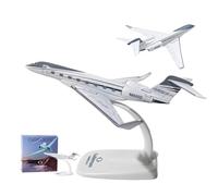 HZCVSG 16cm Gulfstream G650ER 1:200 Scale G-650 Aircraft Die-Cast Airplane Metal Jet Replica Model Business plane with Authentic Livery for Adults Aviation Enthusiasts Home Office Decor