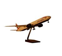 HZCVSG 47CM 1/157 scale model aircraft For British Airways B777 with lights and wheels landing gear die-cast finished resin Playkits(With light)