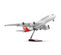 HZCVSG A380 AU Airways 18 inches Large Diecast Airplane Model Kits with Stand Jumbo Airliner Collection for Aviation Enthusiast Gift