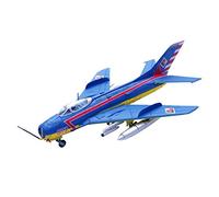 HZCVSG Aeroplanes Fit For MiG 19S Fighter Red Blue Air Force 1968 Aircraft Diecast Model Gift Souvenir