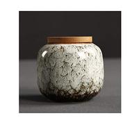 HZCVSG Cremation UrnsFor Ashes Cremation urns Funeral urn For a small amount of human ashes Ceramic material Sealed against moisture Hand-made engraving exquisite relief souvenir (Color : F) Good