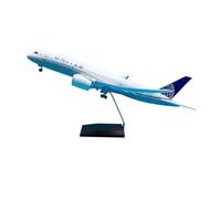 HZCVSG Diecast Aeroplanes 1:130 For Boeing B787 United 43cm With Wheels Light Scale Model Transport Aircraft