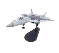 HZCVSG Diecast Metal 1/100 Scale For Russian Fighter Airplane Aircraft Model Su-57 Plane Toy Planetoy Set(A)