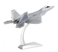 HZCVSG F22 Raptor Diecast Metal Aircraft Kit Fighter Jet airplane Model With Stand for Adult Military Enthusiasts Collection or Creative Gift (TY 325 FW)