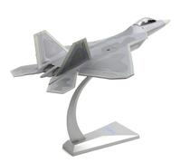 HZCVSG F22 Raptor Diecast Metal Aircraft Kit USAF Fifth- Fighter Jet airplane Model With Stand for Adult Military Collection or Creative Gift (AK 093)