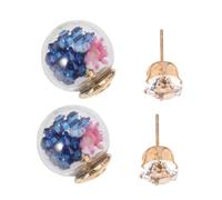 HZCVSG Glass Broken Diamond Dried Glider Curtains Jumbo Sterling Hoop Earrings Hoops Flower Pot Stand Mitts Alloy White