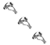 HZCVSG Rings Male Opening Frog Jewelry Fashionable Mens Finger Small Metal Ring Alloy Silver