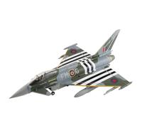 HZCVSG Scale Diecast Military Aircrafts Eurofighter Typhoon FGR4 ZJ913/FM-G, RAF, (w/2 ASRAAM, AIM-120, x Fuel Tank) | Model HA6626