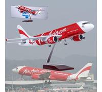 HZCVSG Scale Jet Airplane Asia A320 Plane Diecast Collectibles Resin Aircraft Model for Collection Or Gift (Color : Ordinary)