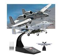 HZCVSG Thunderbolt A-10C Warthog 1:100 Scale airplane Military Aircraft Model Pre-Build Diecast Metal with 4pcs Hex Screw Driver Set Highly Detailed Collectible Desk Display Gift