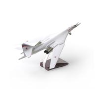 HZCVSG Tupolev Tu-160 Blackjack Strategic Bomber 1/144 Diecast Metal Aircraft Kit Soviet Union Military Fighter Pre-Build Airplane Model with Stand for Collections or Gift