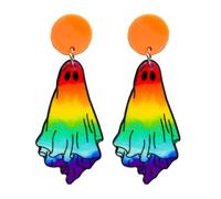 HZCVSG Women Cute Flower Spook Earring Halloween Costumes Jewelry Party Ornament