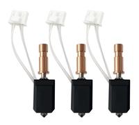 HzdaDeve 0.2MM 0.4MM 0.6MM Ceramic Hotend for Kobra S1 Combo Stainless Steel Print Head Extruder Kit Hot End Hardened Nozzle Heater Block Heating Rod Thermistor for Anycubic Kobra S1/ACE Pro (3 Pack)