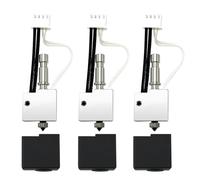 HzdaDeve 0.2MM 0.4MM 0.6MM Hardened Hotend for Kobra S1 Combo Stainless Steel Print Head Extruder Kit Hot End Heater Block Heating Rod Thermistor Brass Nozzle for Anycubic Kobra S1/ACE Pro (3 Pack)