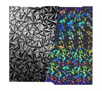 HzdaDeve 256x268MM for Kobra 3 Double Sided PEI Build Plate PEO Sheet Heated Bed Spring Steel Flexible Platform One Side Textured and One Side Smooth Board for Anycubic Printer