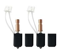 HzdaDeve 2PK 0.4MM Ceramic Hotend for Kobra S1 Combo Hot End Kit Print Head Heat Sink Block Heating Cartridge Thermistor Hardened Steel Nozzle with Extra 2PK Silicone Rod for Anycubic Kobra S1/ACE Pro