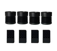 HzdaDeve 4PK Anti-Vibration Feet Pads for Centauri Carbon/Centauri Anti-Slip Rubber Feet Pads and 4PK Nozzle Cleaning Brush Silicone Nozzle Heat Bed Wiper Kit Cleaner for Elegoo 3D Printer