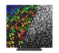 HzdaDeve Build Plate with Handle for Adventurer 5M/5M Pro/AD5X Double Sided Smooth PEO Board Steel Sheet Heated Bed PEI Platform Glue-Free Printing for FLASHFORGE 3D Printer (PEO+Debris)