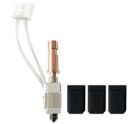 HzdaDeve Ceramic Hotend for Kobra S1 Combo Hot End Kit Print Head Heat Sink Block Heating Cartridge Thermistor Hardened Steel Nozzle with Extra 2PK Silicone Cover for Anycubic Kobra S1/ACE Pro