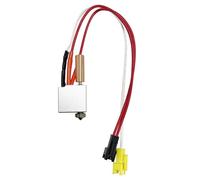 HzdaDeve Hotend for Flsun SR/QQ-S Delta Hot End Kit Extruder Kit Print Head Printhead Silicone Cover Heat Block 24V 40W Cartridge Heater Tube Thermistor for 3D Printer Accessories Replacement