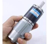 HZDXWXOJ 12V 45W 24V 50W DC Planetary Gear Motor 42MM MY42GP-775 Carbon Brush for Automation Equipment(24VMotor and bracket,962RPM)