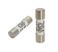 HZDXWXOJ 20 Pieces/Pack 1000V 10 * 38MM 2A 6A 8A 10A 12A 15A 20A 25A 30A 32A DC PV Solar Fuse 10 * 38mm 1000V for Solar PV System Protection(25v)