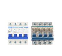HZDXWXOJ 220V/400V 4P 6A/10A/16A/20A/25A/32A/40A/50A/63A Transparent Shell Air Switch Household Miniature Circuit Breaker MCB, Size : 63A(10A)