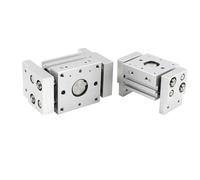 HZDXWXOJ MHL2 10D 16D 20D 25D 32D 40D 1 2 Double Acting Pneumatic Gripper Wide Type Air Gripper Parallel Cylinder Al Clamps Bore 10-40mm(Mhl2-40d)